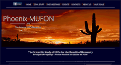 Desktop Screenshot of phoenixmufon.com